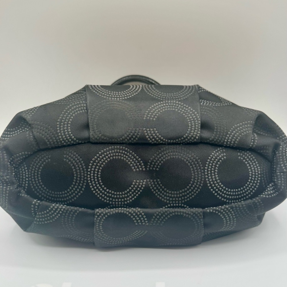 Coach Black Madison Satchel with Unbranded Chain Detail | Good Used Condition - Picture 12 of 14